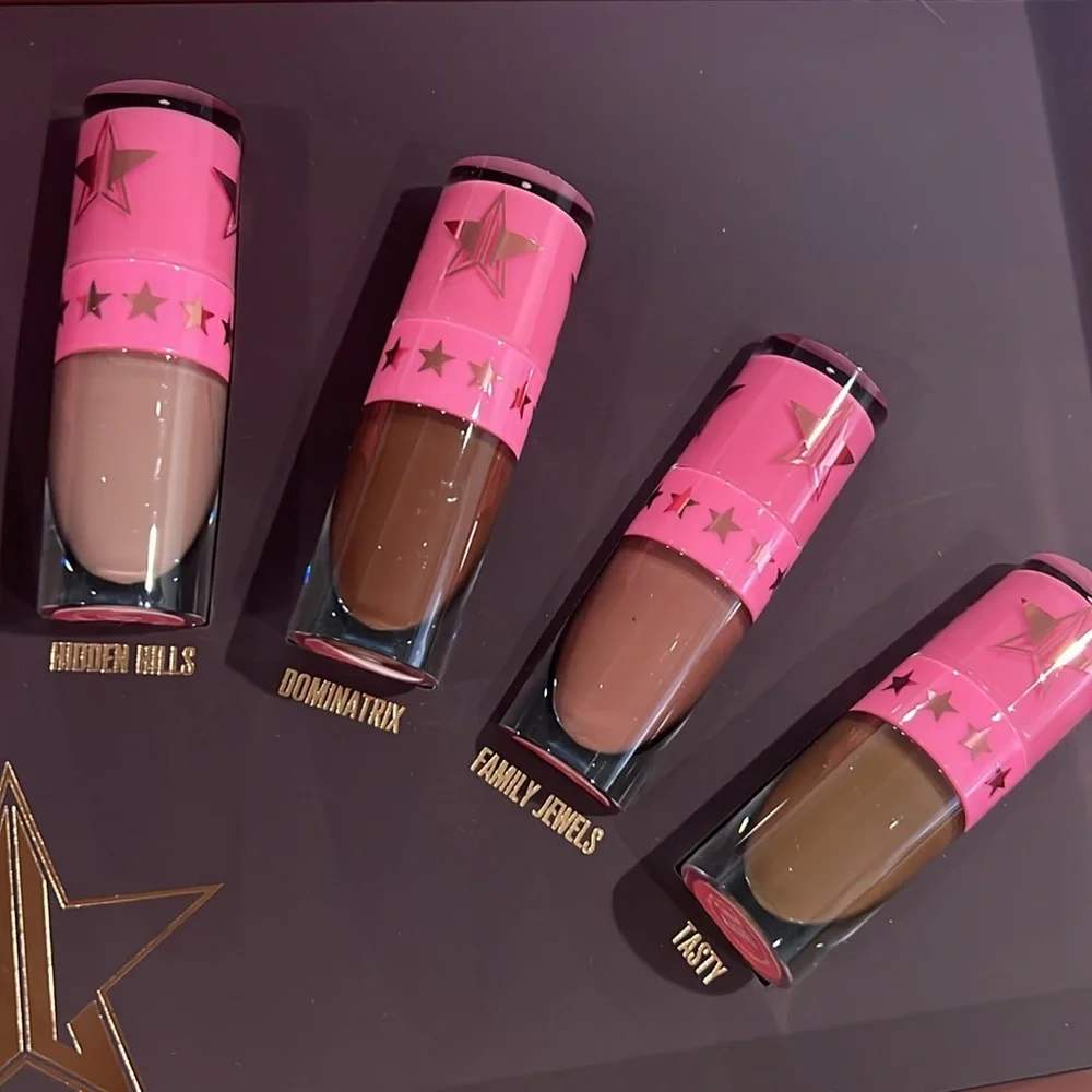 Jeffree Star Vol. 2 Mini Velour Liquid Lipstick Set in Nudes